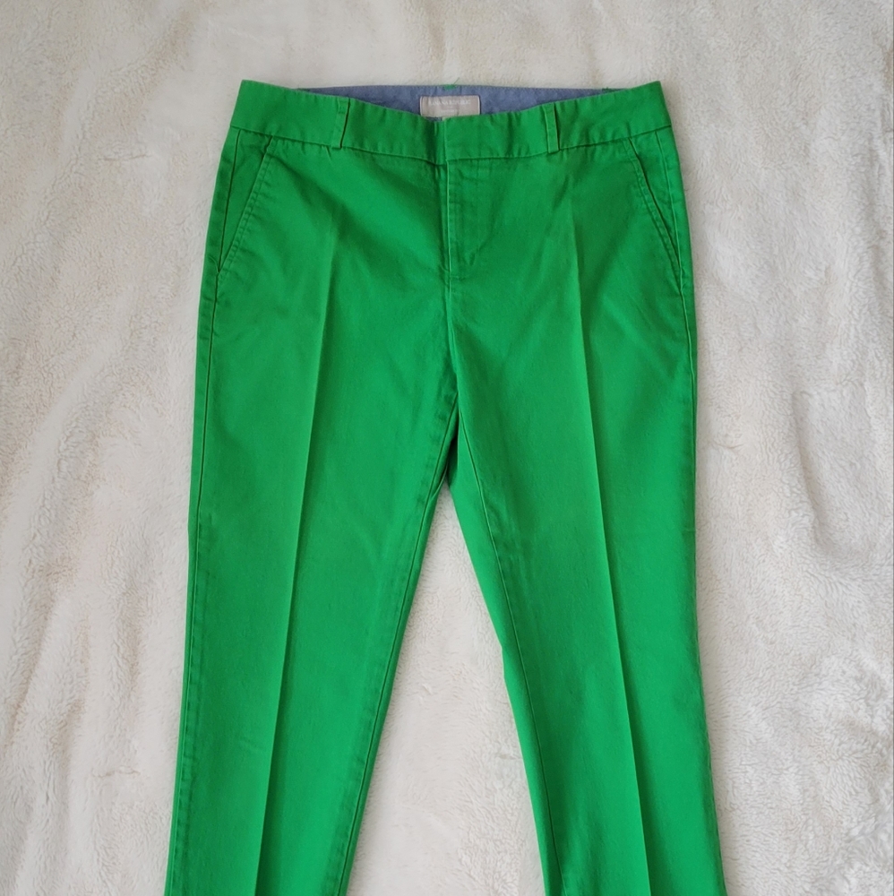 Banana Republic Kelly Green Hampton fit size 8 cropped pant